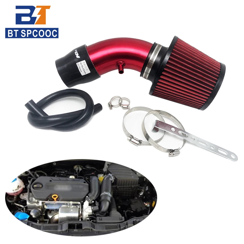 Aluminum Cold Air Intake Kit with K&* Air Filter for Audi A1 2014 Volkswagen Polo Gti Golf 6 Ea111 Engine 1.4T