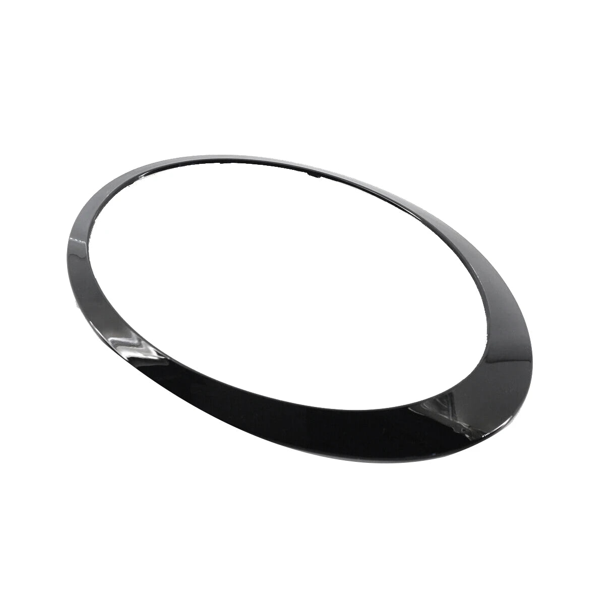 1Pair Headlight Trim Ring Decor Black ABS for 2014-2019 MINI Cooper S F55 F56 F57