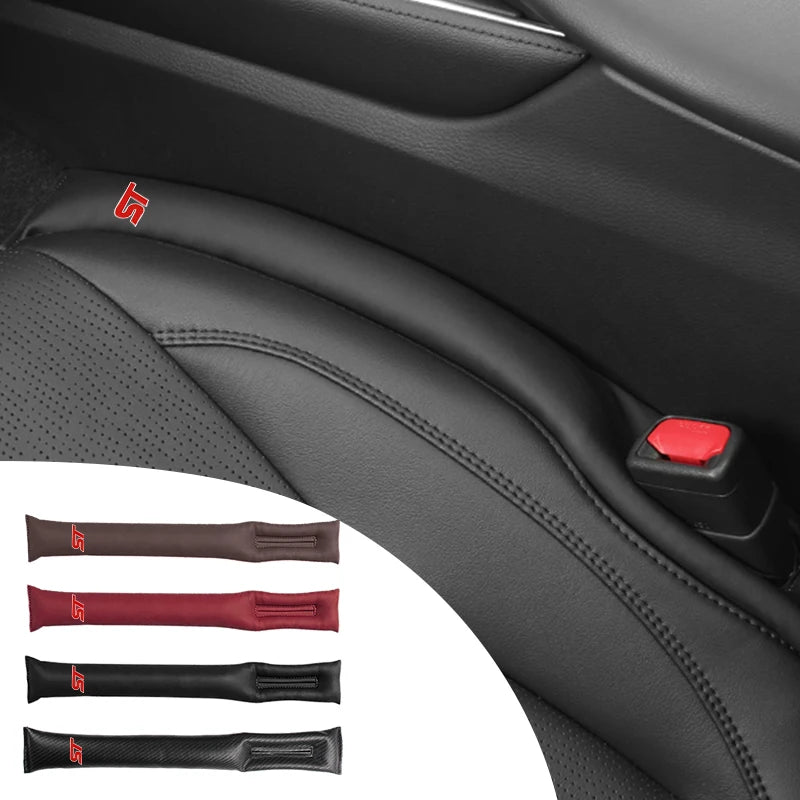 Car Seat Gap Plug Seam Filling Anti-Leakage Seat Side Slot Strip for Ford ST Racing RS S Mustang Kuga Fiesta Fusion Mondeo Edge