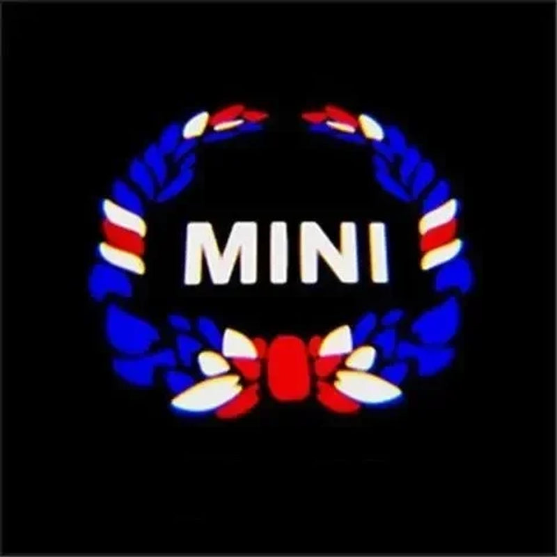 LED Laser Projector Mini Logo Welcome Lamp Auto Parts for Cooper Works F54 F55 F56 R55 R56 R57 R59 R52 Car Lighting Accessory