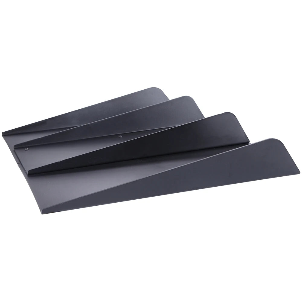 22"X20" Rear Bumper 4 Fins Diffuser Splitter for Dodge Challenger SRT SXT RT Car Rear Bumper Protector Rear Side Splitters Lip