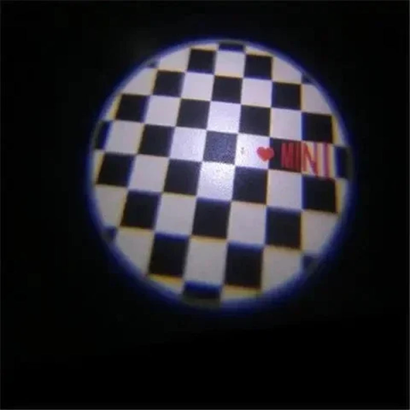 LED Laser Projector Mini Logo Welcome Lamp Auto Parts for Cooper Works F54 F55 F56 R55 R56 R57 R59 R52 Car Lighting Accessory
