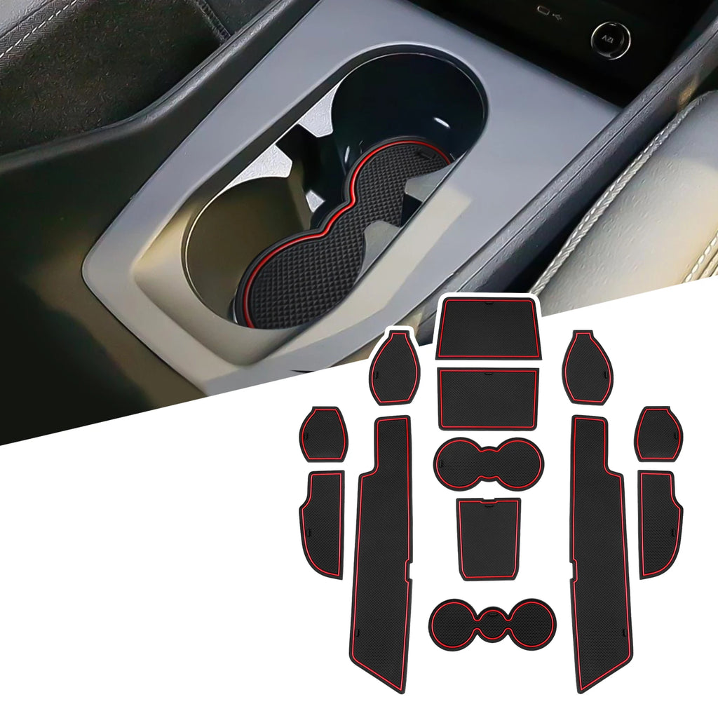 Door Groove Mat for Audi Q4 E-Tron 2021-2025 Car Anti-Slip Mat Rubber Gate Slot Pads Auto Audi Q4 E-Tron Accessories 2024