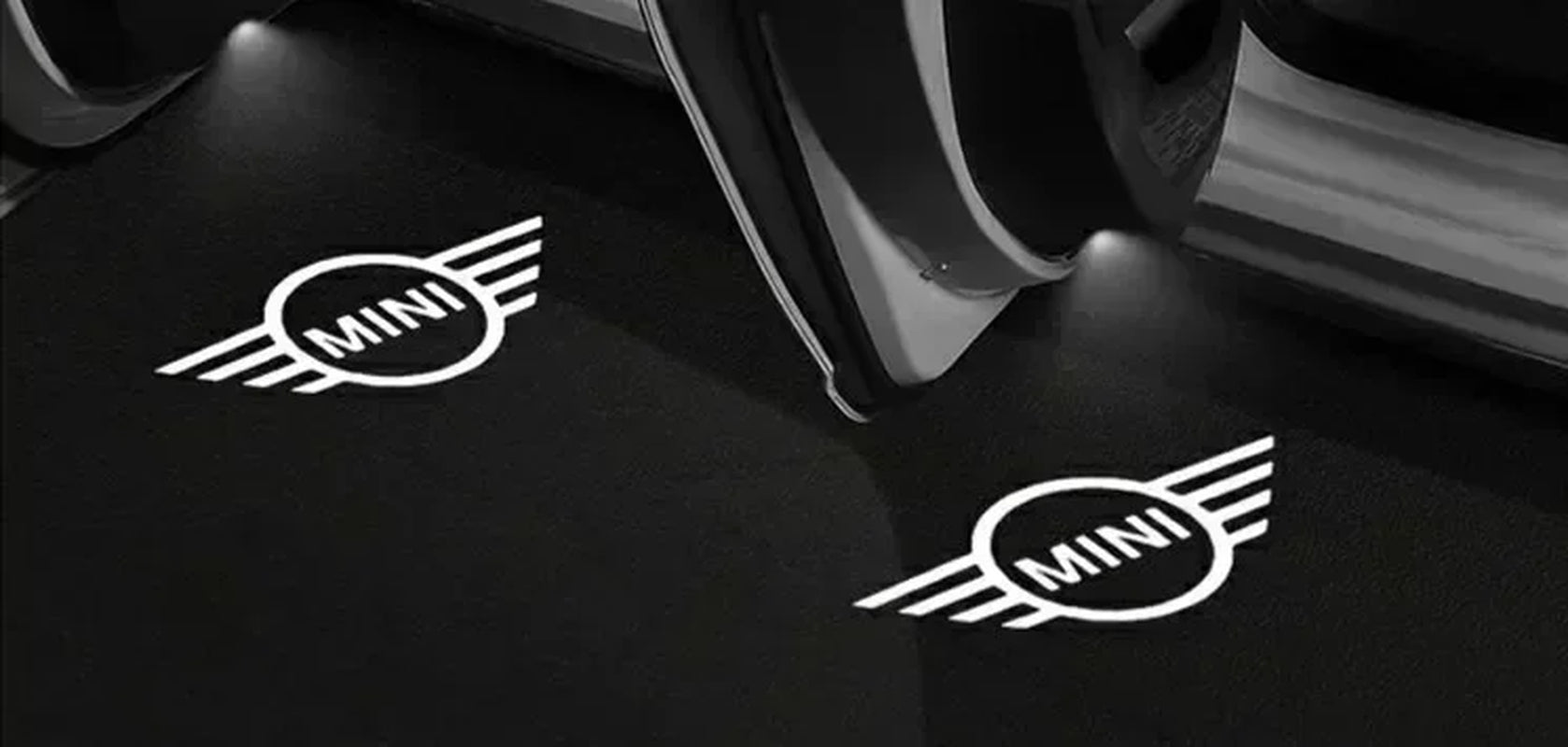 LED Laser Projector Mini Logo Welcome Lamp Auto Parts for Cooper Works F54 F55 F56 R55 R56 R57 R59 R52 Car Lighting Accessory