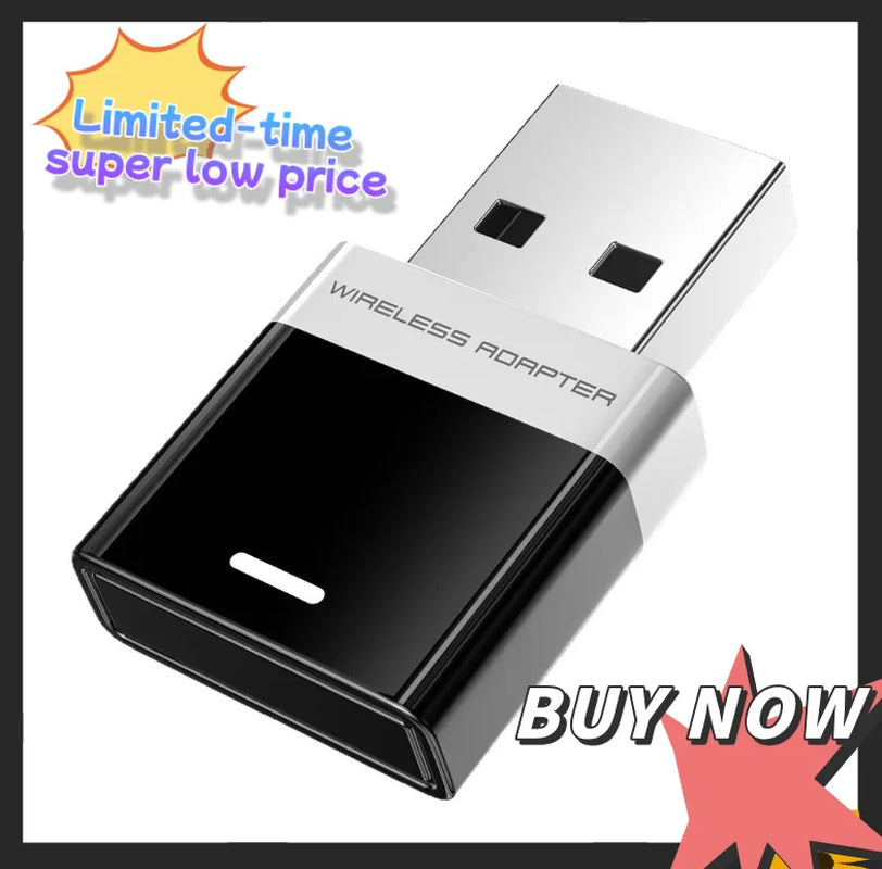2 in 1 AI Box Mini Adapter Wired to Wireless Carplay&Android Auto Compatible with 99% of Cars Plug and Play Wifi Smart Dongle