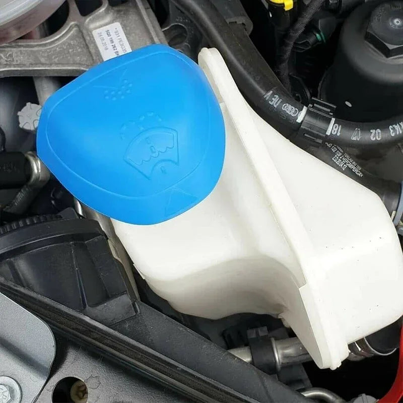 Universal Car Wiper Washer Fluid Filler Lid Funnel Tank Reservoir Cap Wiper Kettle Cover for VW Audi SKODA Car Parts Accessories