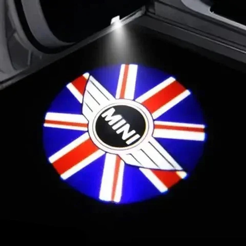 LED Laser Projector Mini Logo Welcome Lamp Auto Parts for Cooper Works F54 F55 F56 R55 R56 R57 R59 R52 Car Lighting Accessory