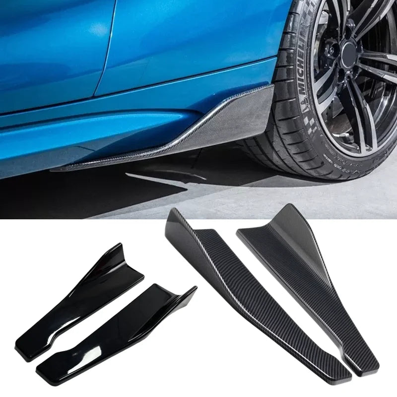 Universal Car Side Skirt Bumper Spoiler Splitter Protector for Front Bumper Lip Universal Ford Focus Mk4