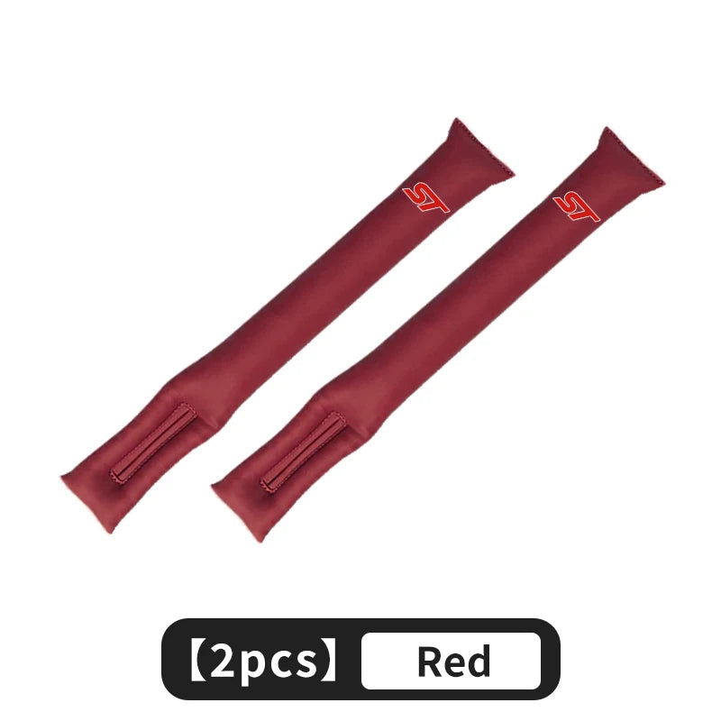 Car Seat Gap Plug Seam Filling Anti-Leakage Seat Side Slot Strip for Ford ST Racing RS S Mustang Kuga Fiesta Fusion Mondeo Edge