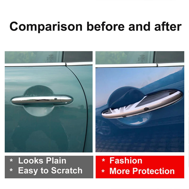 Black Door Handle Cover for MINI One Cooper S D JCW F54 Clubman 2015-2023 Exterior Decoration Car Styling Accessories