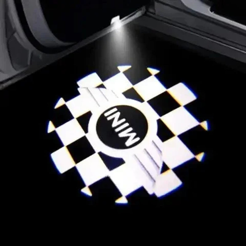 LED Laser Projector Mini Logo Welcome Lamp Auto Parts for Cooper Works F54 F55 F56 R55 R56 R57 R59 R52 Car Lighting Accessory