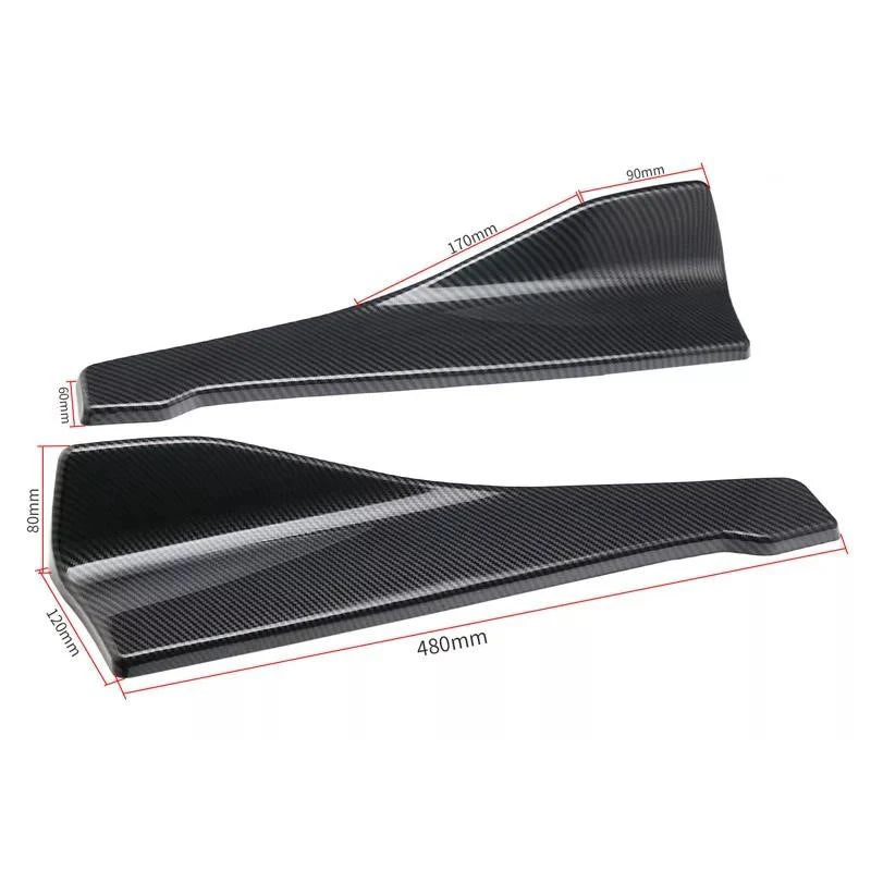 Universal Car Side Skirt Bumper Spoiler Splitter Protector for Front Bumper Lip Universal Ford Focus Mk4