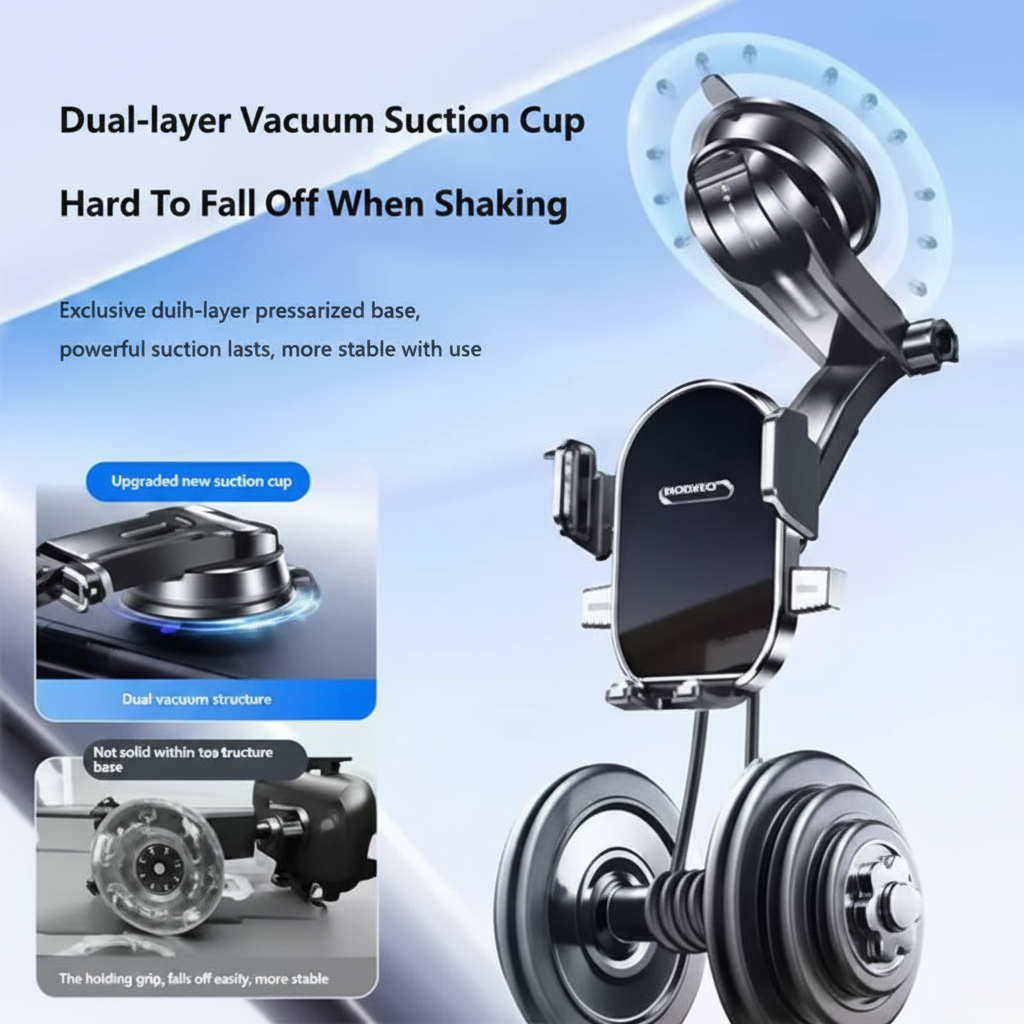 New Model Car Phone Holder Universal Suction Cup