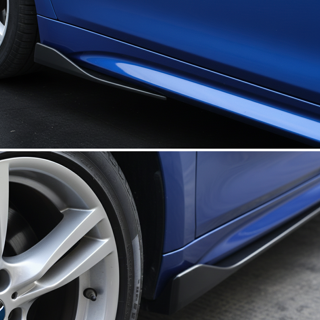 Universal Car Front Rear Bumper Strip Lip Spoiler Diffuser Splitter Scratch Protector 48CM Length For Audi BMW HONDA