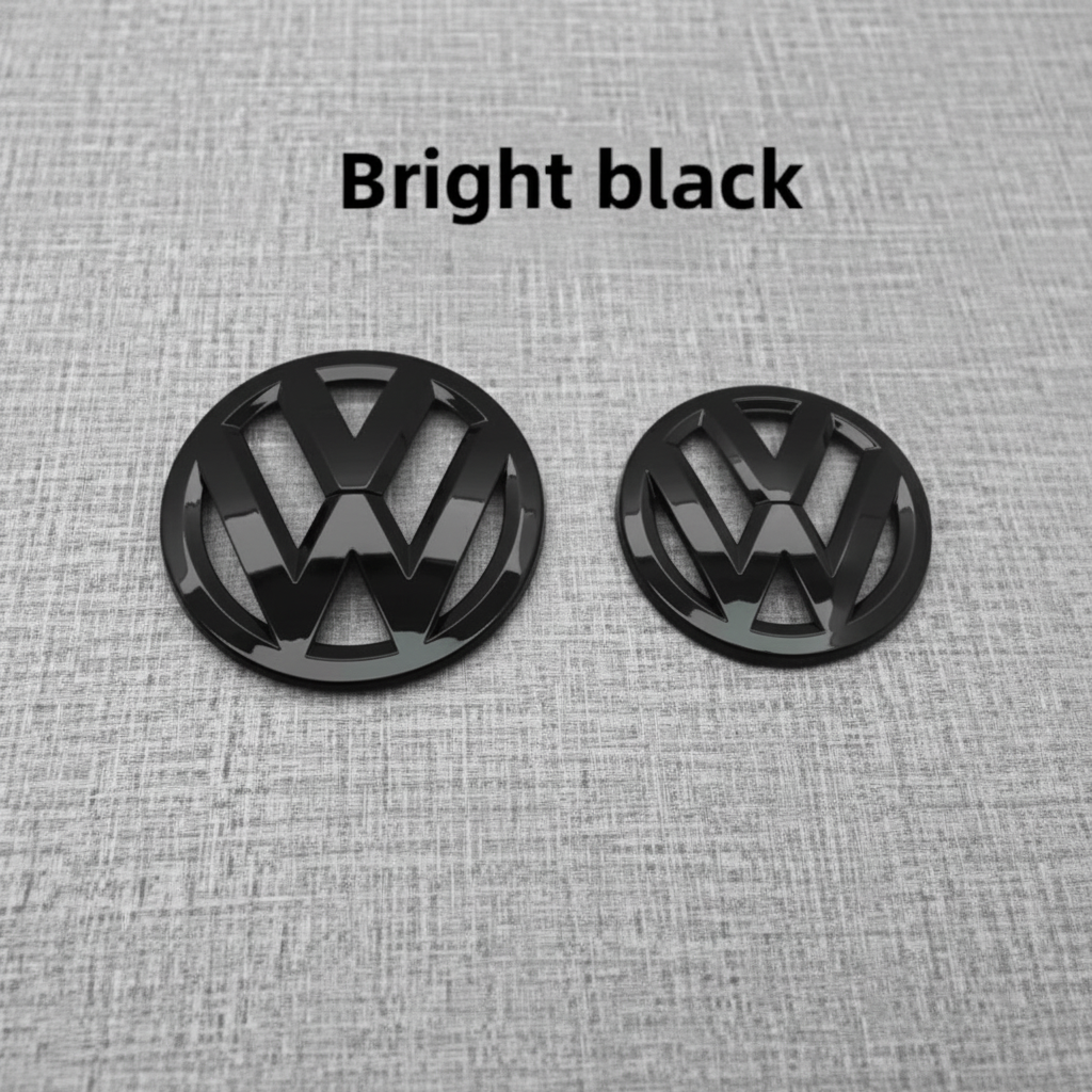 2Pcs Car Front Grill/Rear Emblem Lid Covers Logo Sticker For Volkswagen for MK7