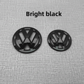 2Pcs Car Front Grill/Rear Emblem Lid Covers Logo Sticker For Volkswagen for MK7