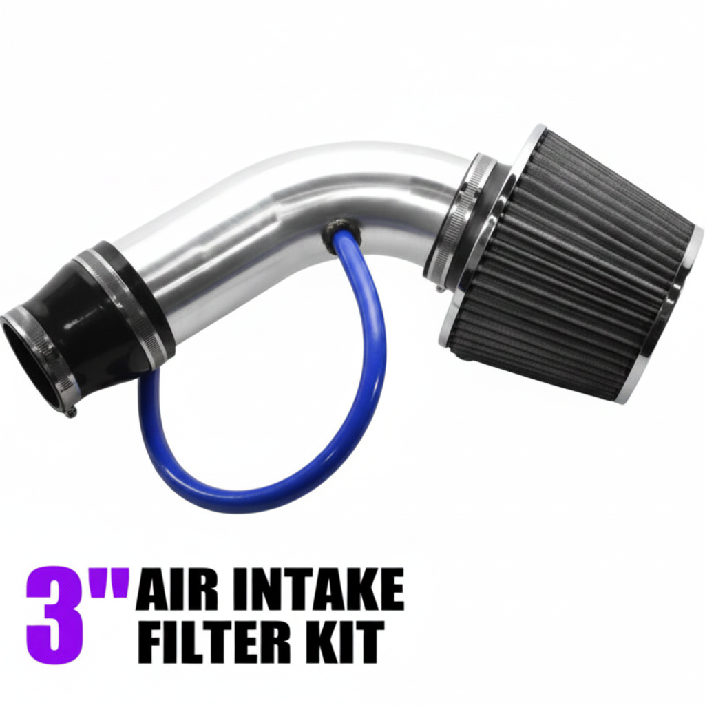 Car Air Intake Filter 3 Inch Mushroom Head High Flow Cold Air Intake
