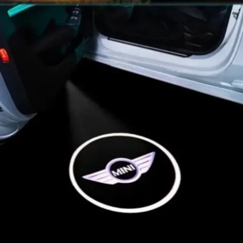 LED Laser Projector Mini Logo Welcome Lamp Auto Parts for Cooper Works F54 F55 F56 R55 R56 R57 R59 R52 Car Lighting Accessory