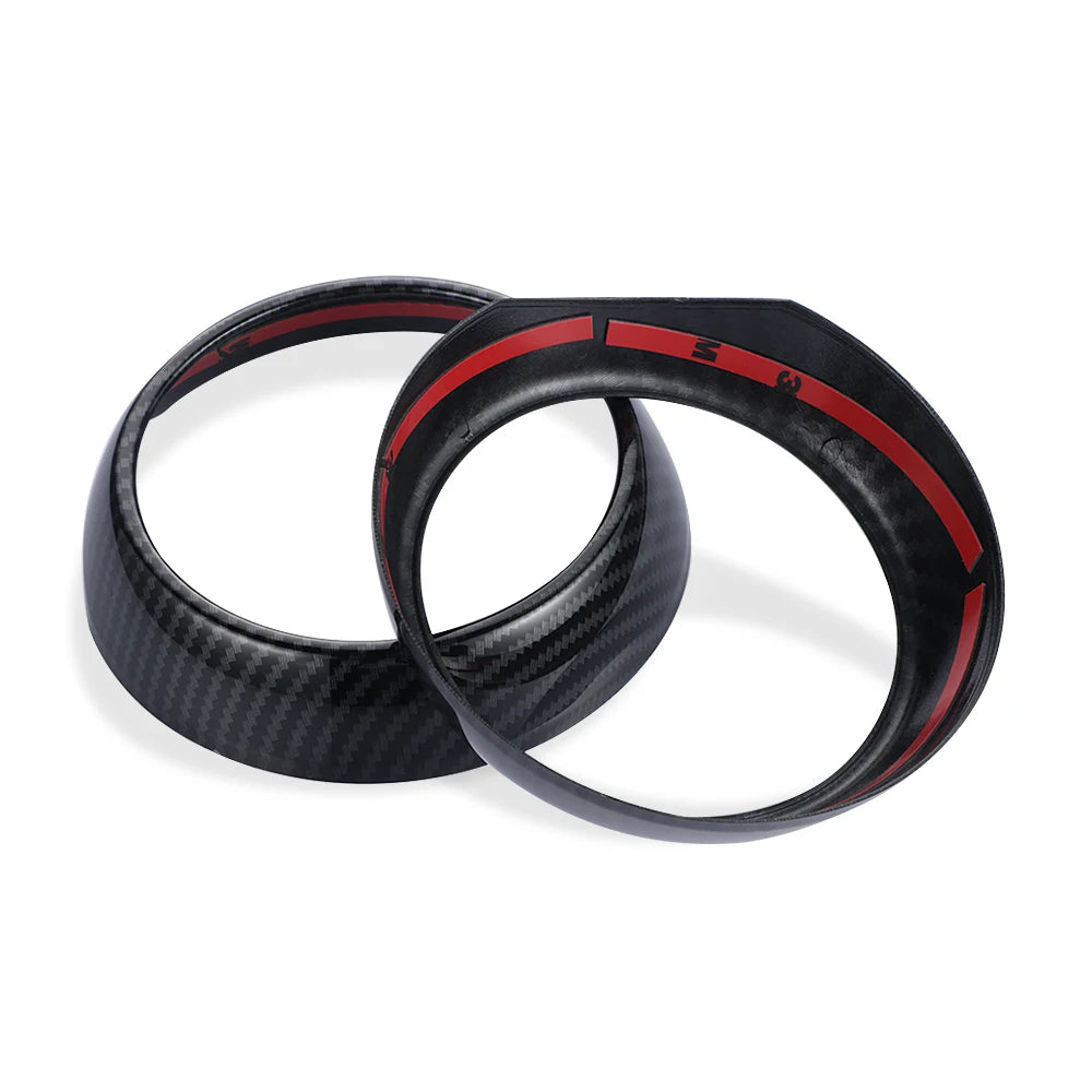 Car Air Vent Ring Outlet Cover Case Carbon Fiber Shell Housing Sticker Decor for Mini Cooper One S JCW F55 F56 F57 Accessories