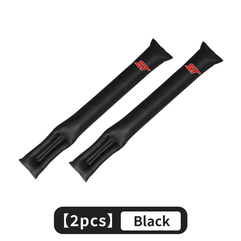 Car Seat Gap Plug Seam Filling Anti-Leakage Seat Side Slot Strip for Ford ST Racing RS S Mustang Kuga Fiesta Fusion Mondeo Edge