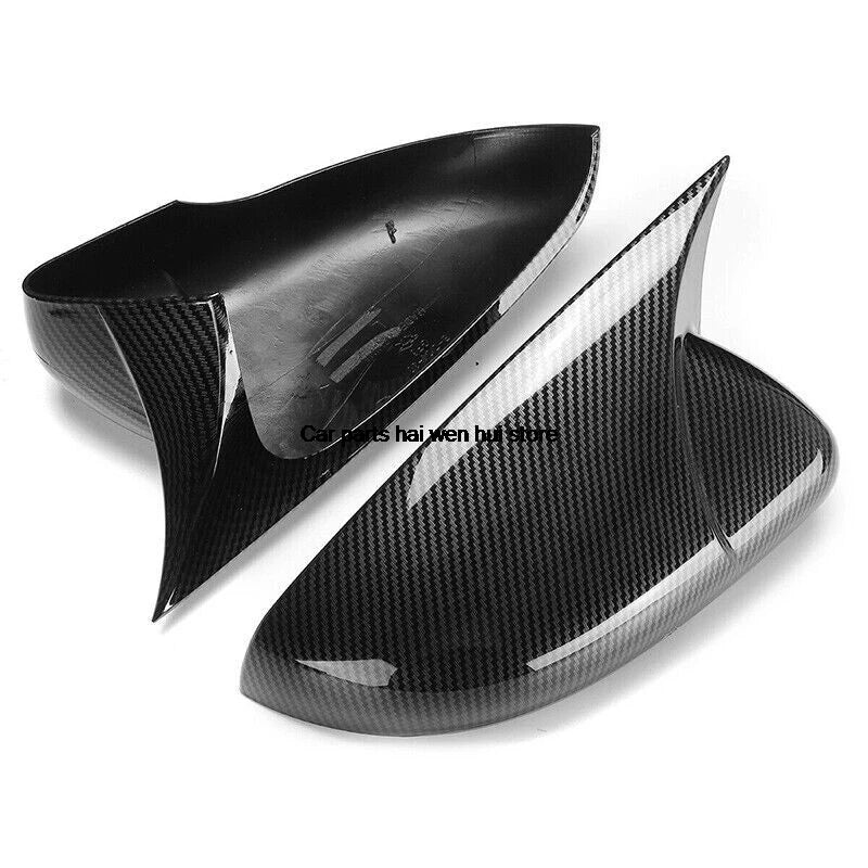 For VW Volkswagen Golf 6 MK6 GTI GTD 2009-2013 Car Rearview Side Mirror Cover Wing Cap Exterior Door Case Trim Carbon Fiber Look