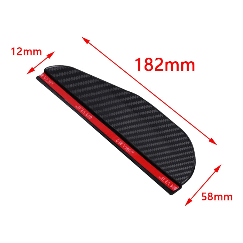 For FORD ST Focus X 2 3 Kuga FIESTA MONDEO Rainproof ST Line Car Rearview Mirror Rain Eyebrow Accessories Decor