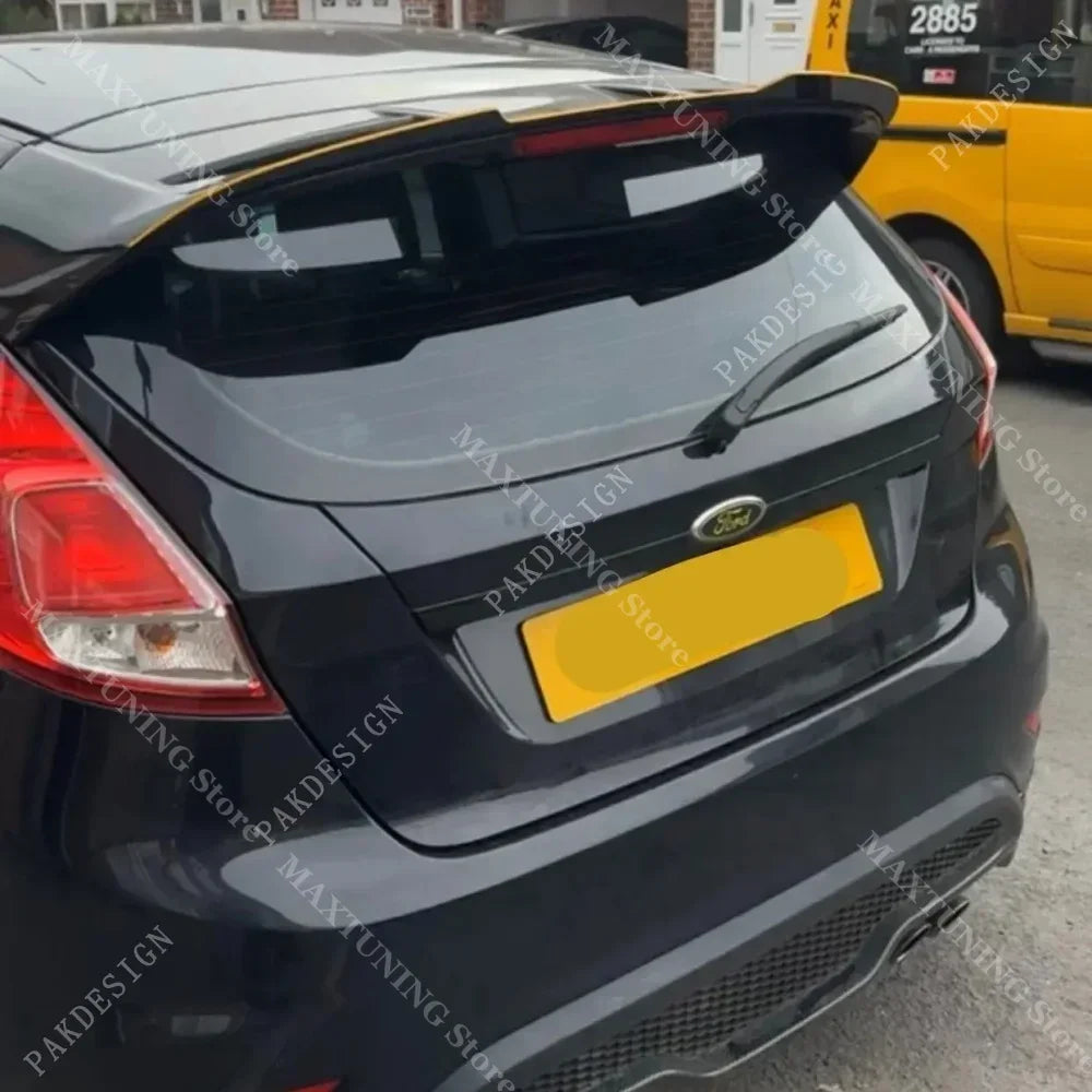 Roof Spoiler for Ford Fiesta ST Sport Van MK7 2008-2017 Tail Wing Cap Maxton Style Rear Wing Modified Decoration Bodykits Tuning