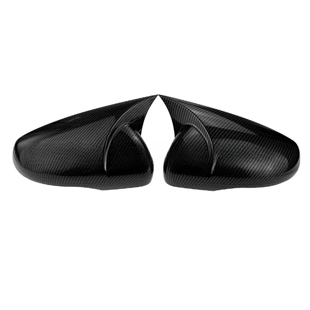 For VW Volkswagen Golf 6 MK6 GTI GTD 2009-2013 Car Rearview Side Mirror Cover Wing Cap Exterior Door Case Trim Carbon Fiber Look