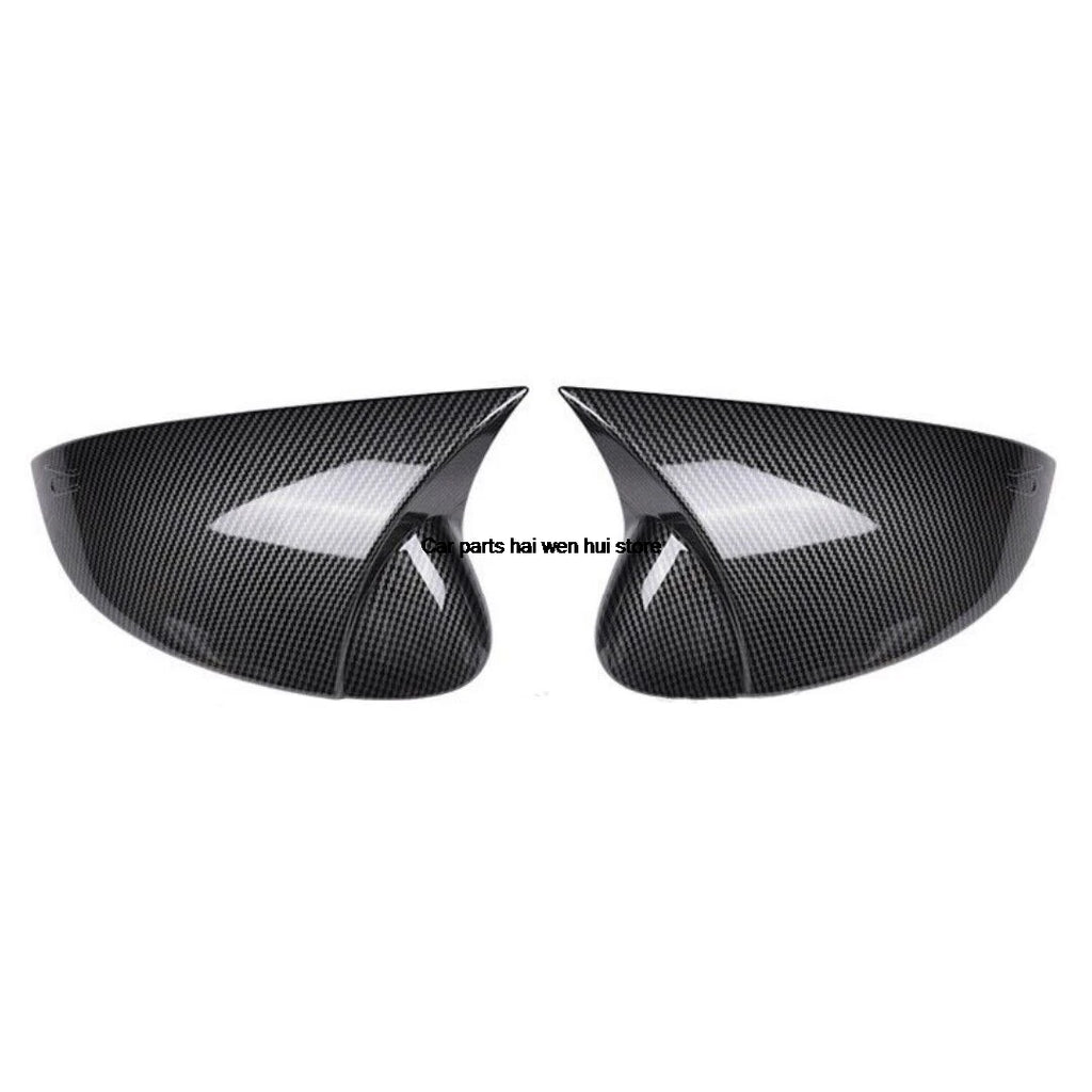 For VW Volkswagen Golf 6 MK6 GTI GTD 2009-2013 Car Rearview Side Mirror Cover Wing Cap Exterior Door Case Trim Carbon Fiber Look