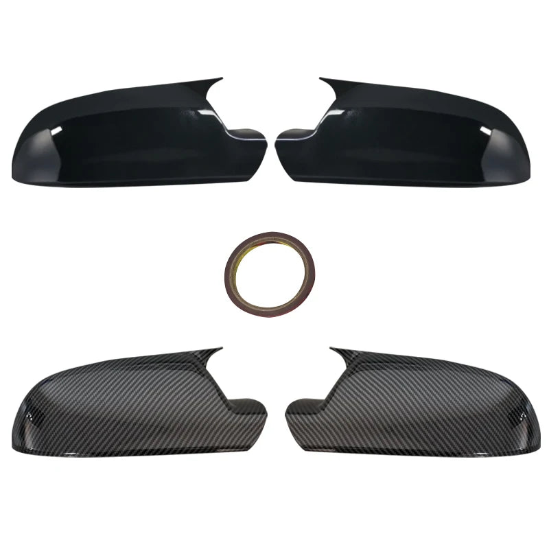 High Quality Rearview Side Mirror Cover Wing Cap Exterior Door Rear View Case Trim Carbon Fiber Look for Audi A3 8P A4 A5 B8.5 S