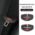 Car Seatbelt Shoulder Cover Belt Buckle Anti-Scratch Mat Accessories for Ford ST Line Racing RS S Kuga Fiesta Fusion Mondeo Edge