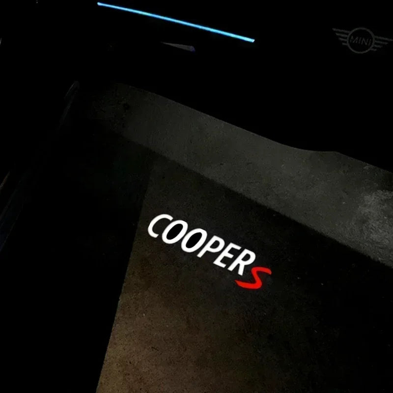 LED Laser Projector Mini Logo Welcome Lamp Auto Parts for Cooper Works F54 F55 F56 R55 R56 R57 R59 R52 Car Lighting Accessory