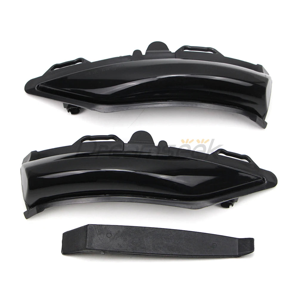 LED Side Mirror Light for Ford Fiesta MK8 2019-22 Fiesta ST Line 2018 with Turn Signal Lamp Smoke Lens Dynamic Blinker Indicator