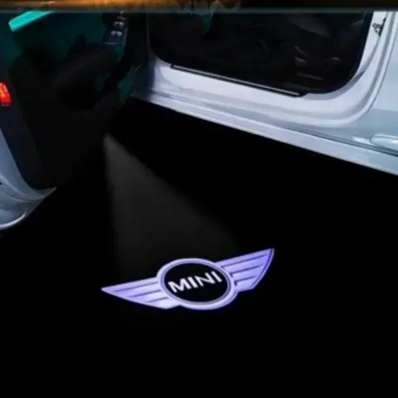 LED Laser Projector Mini Logo Welcome Lamp Auto Parts for Cooper Works F54 F55 F56 R55 R56 R57 R59 R52 Car Lighting Accessory
