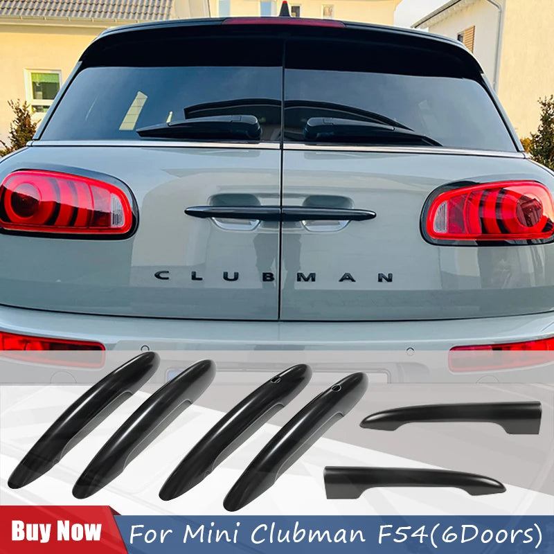 Black Door Handle Cover for MINI One Cooper S D JCW F54 Clubman 2015-2023 Exterior Decoration Car Styling Accessories